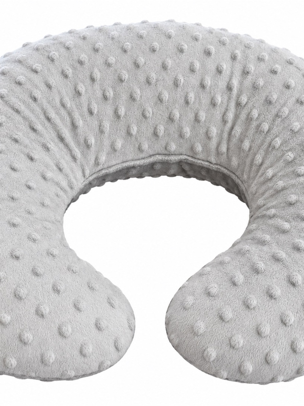 Gray Dotted U-Shaped Nursing Pillow - Brand